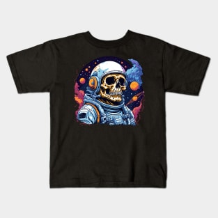 Cosmic Skull Odyssey Kids T-Shirt